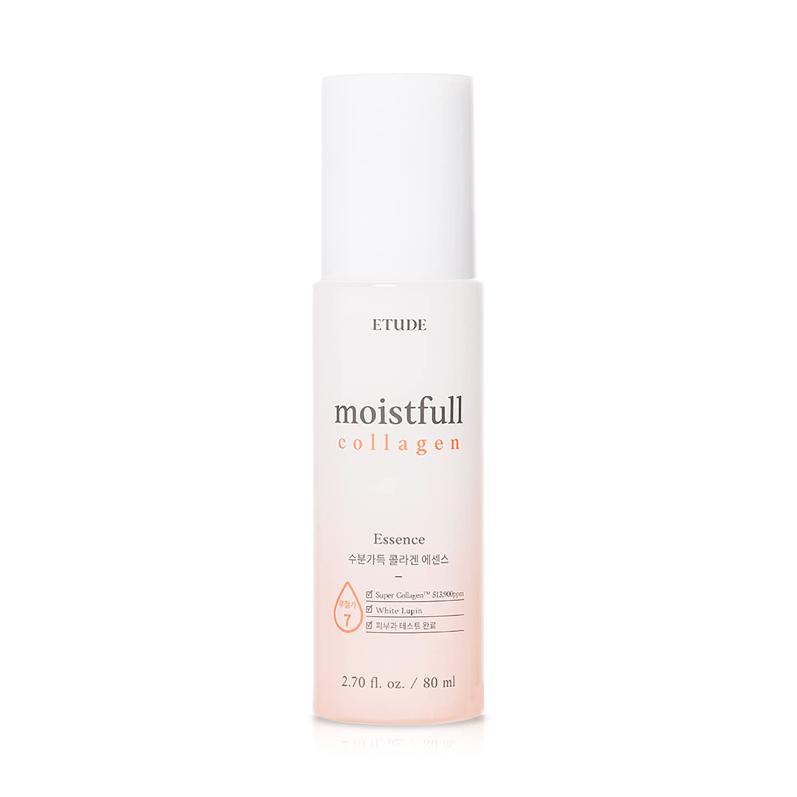 ETUDEMoistfull Collagen Essence 80ml (21AD) | Kbeauty | Moisturizing Long-Lasting Fast-Absorbing Essence for Sensitive Skin