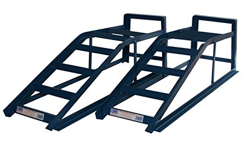 Armar Trading LTD Heavy Duty Extra Wide Metal Ramps - 2.5 Tonne (2500kg), Blue