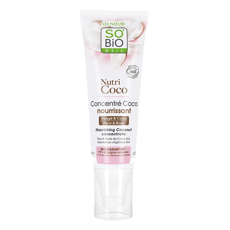 So'Bio Étic So Bio Nutricoco Nourishing coconut concentrate Face & Body 125ml | organic nutrition of dry skin | all skin types.