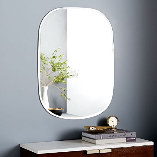 MAISSON Frameless Wall Mirror Home Mirror Decor Mirror Bathrooms Mirror Size 18 X 24 Inch QGFL 10