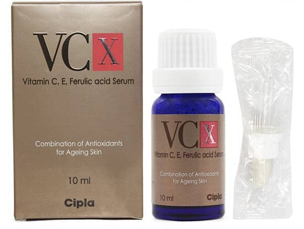 Organext Pharmaceuticals Cipla VCX, Vitamin C, E, Ferulic Combination Of Antioxidants Face Serum (10 ml)