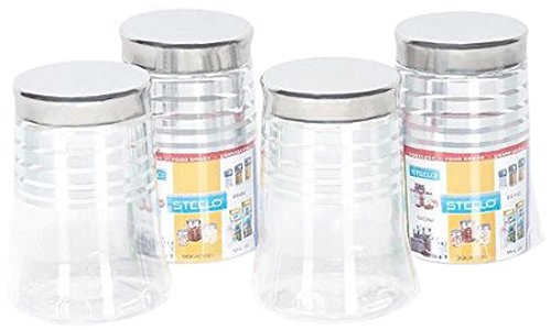 Steelo Belly Container Set, 900ml, Set of 4