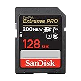 SanDisk 128GB Extreme PRO SDXC UHS-I Memory Card - C10, U3,...