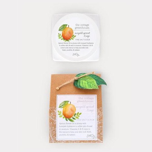 Sungold Apricot & Sage Fine Salt Scrub