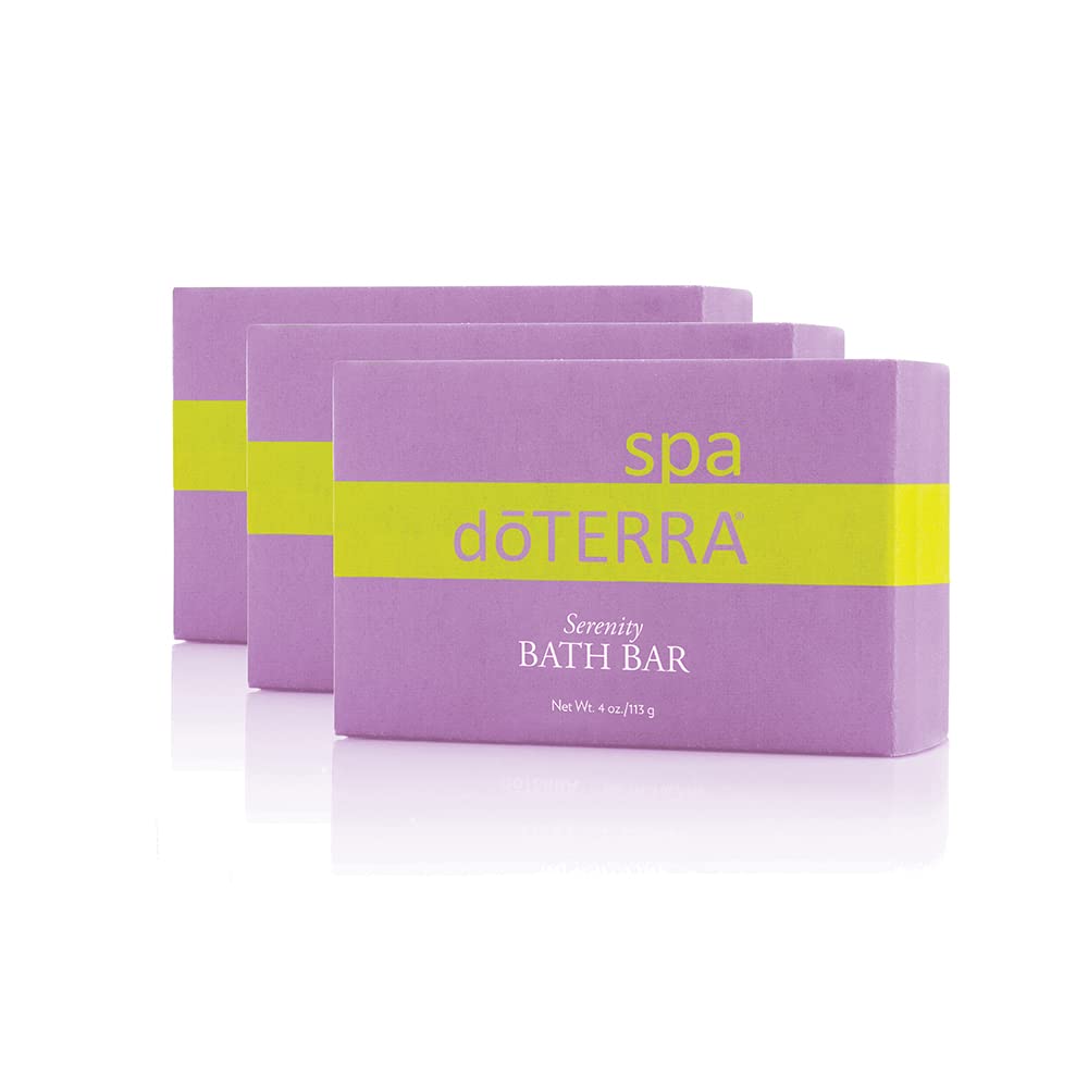 DoTerraSerenity Calming Bath Bar, 4 oz - 3 Pack