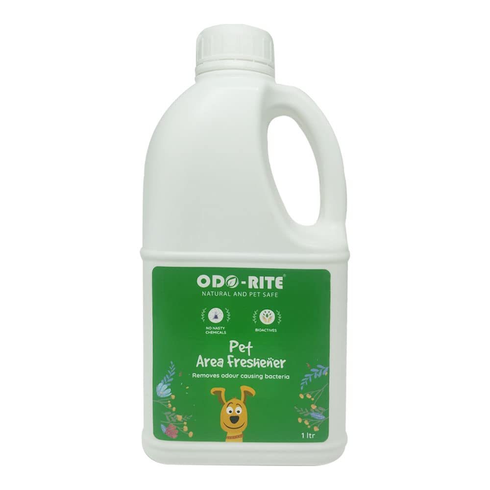 odo-rite Pet Area Freshener Spray-1000Ml|Refill Pack|Pet Odour Remover|Pet Safe & Child Safe|Biotechnological Based|Skin Safe|Urine Smell Remover|Can Be Used On All Surfaces