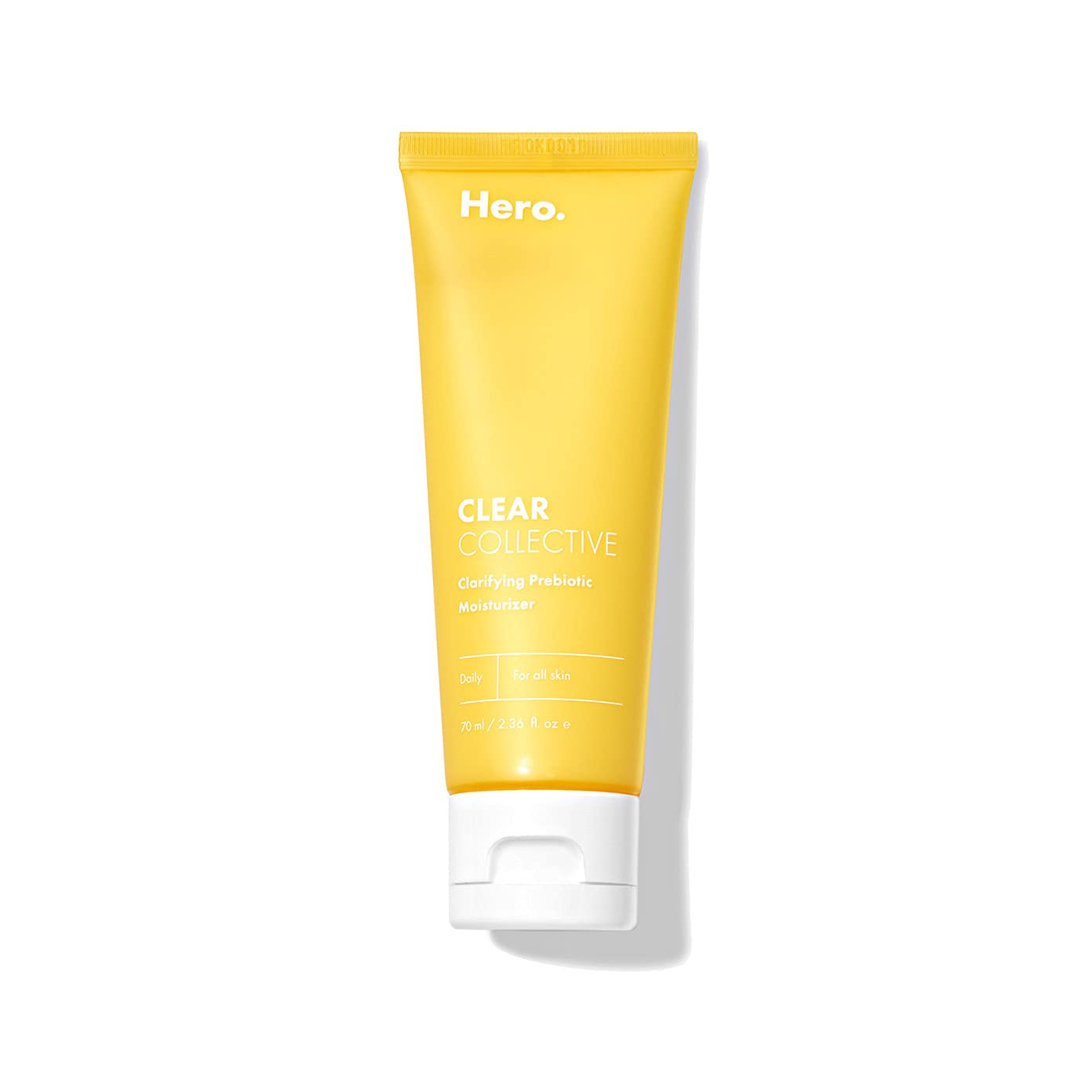 Clear Collective Clarifying Prebiotic Moisturizer from Hero Cosmetics - Hydrating Daily Face Moisturizer to Purify, Smooth and Soften Skin (2.36 fl oz)