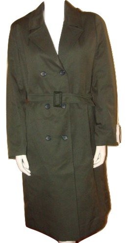 Distinctive of England Ladies Cindex Raincoat Bottle Green 32'' Chest RRP £82