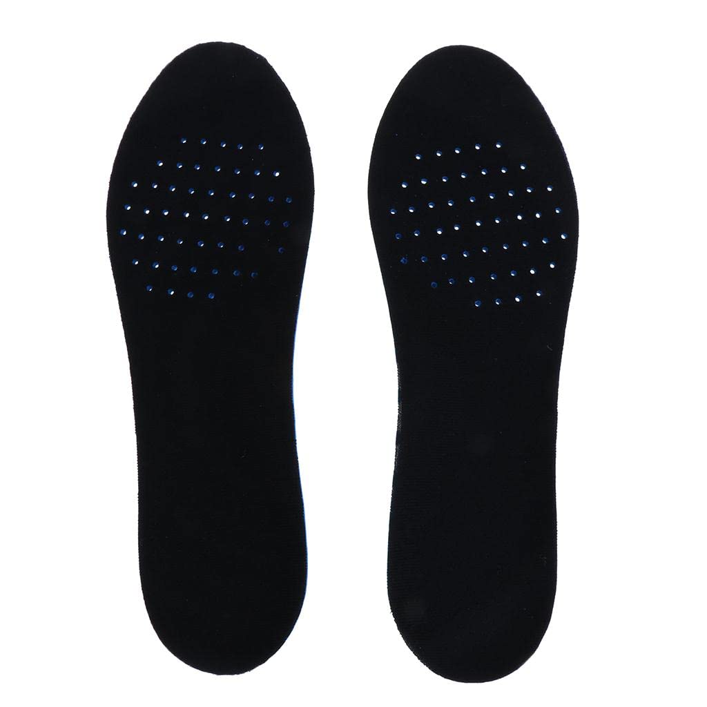 T.O.G. Sports Memory Foam Orthotic Arch Support Shoe Insoles Insert Pads S black