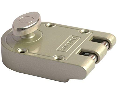 Europa Locks Brass Jemmy Proof Door Lock, J310NS, Metal