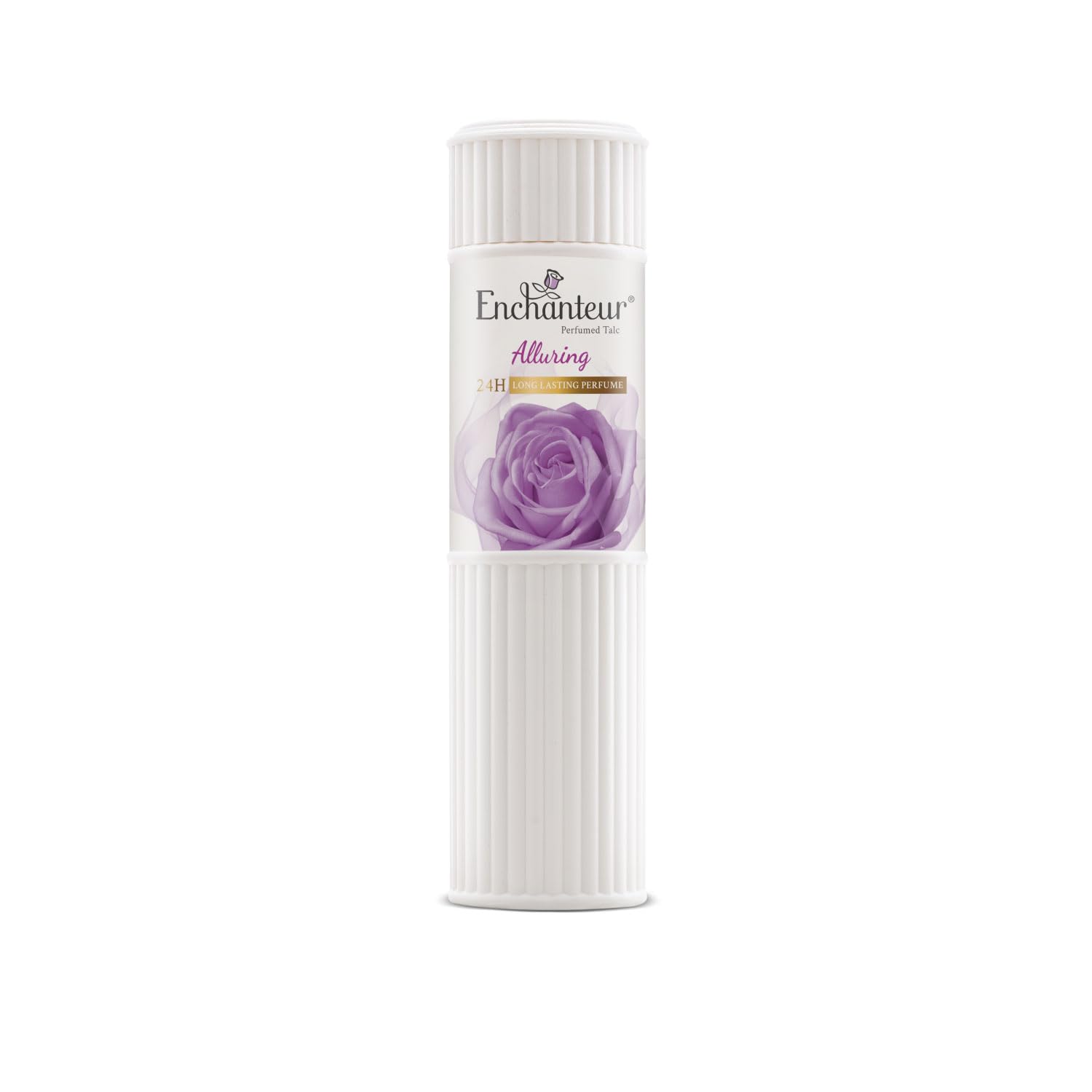 Enchanteur Alluring Perfumed Talcum Powder with Exotic French Fragrance for Women| Fruity & Flowery Notes| Refreshing & Soothing Talc with Fine Texture| Absorbs Moisture & Prevents Odour| 250g