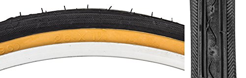 Sunlite Road Raised Center Tires, 26 x 1-3/8", Black/Gum