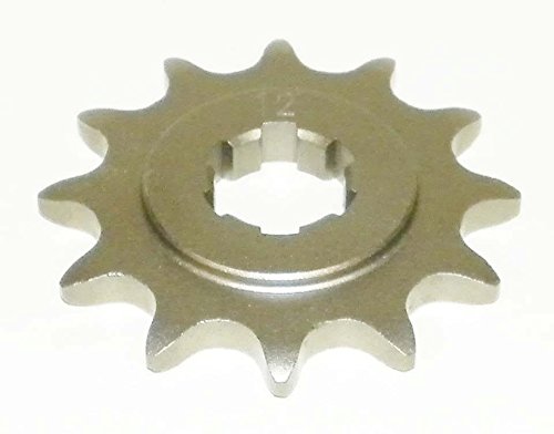 Compatible with Suzuki Steel Front Sprocket 250 LT-F 1986/300 LT 1987-1989 12 Teeth ATV WSM FSS-006-12