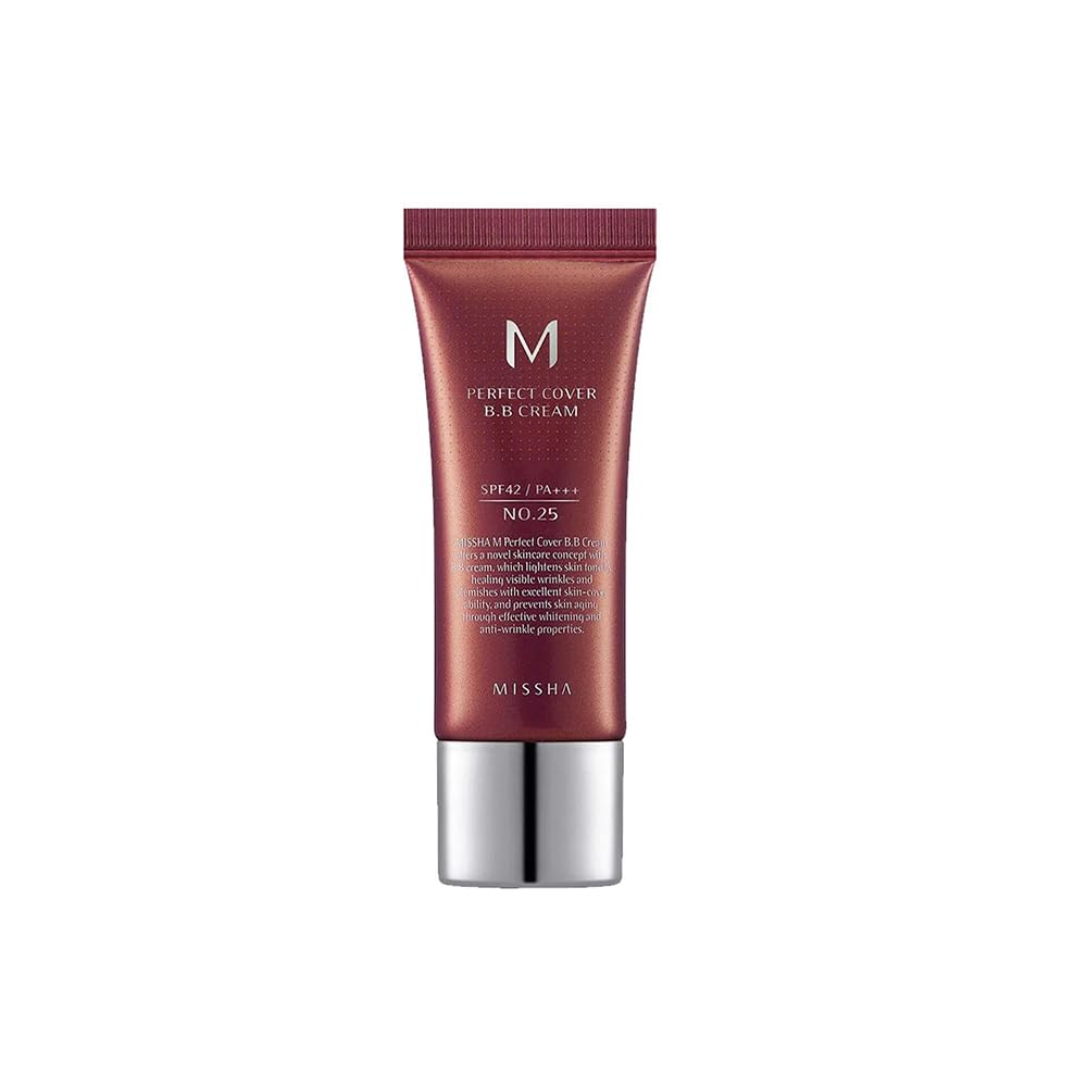 MISSHA M PERFECT COVER BB CREAM SPF42/PA+++ (20ML) [NO.25] | Dewy And Matte Finish | Korean Makeup