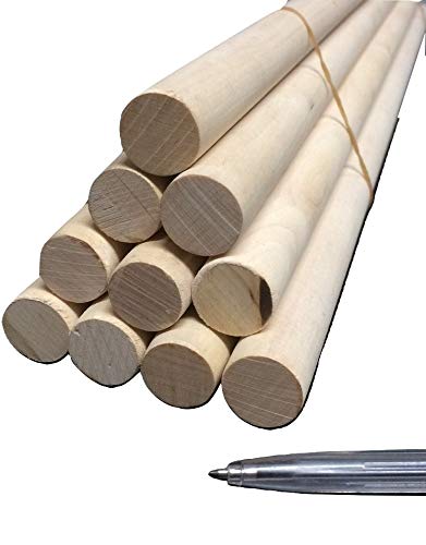 Trustleaf 60cm x 19mm Birch Hardwood Wooden Dowels/Craft Sticks (5 Pack)