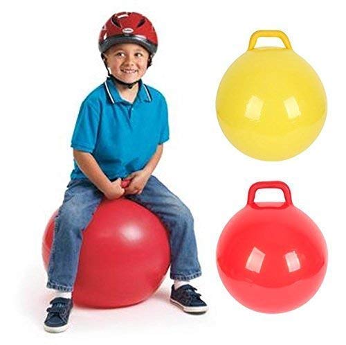 Voxmix Kids Gym, Sport and Outdoor Rubber Space Inflatable Sit Bouncing Hopper Ball (2 to 6 Year, Multicolour) Standard Size