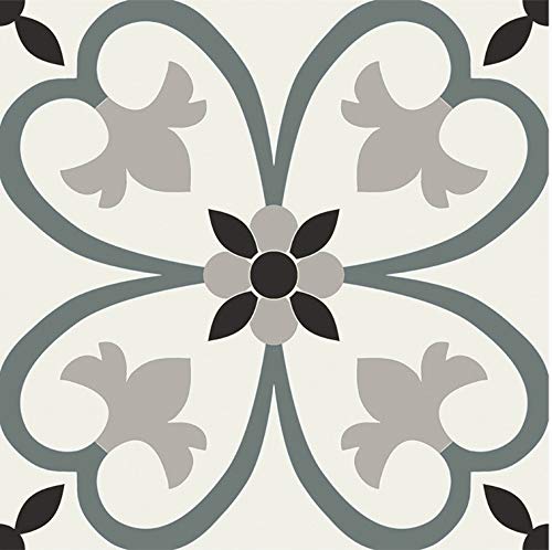 8x8 Valero Encaustic Style Genuine Ceramic Tile (one Piece)