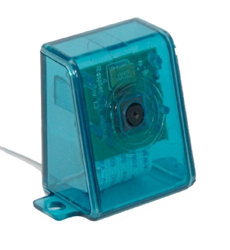 sb components Raspberry Pi Camera Case/Enclouser - Blue Transparent Assemble in 30 secs