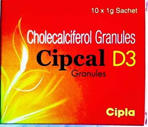 CIPCAL D3 GRANULES PACK OF 20 * 1G