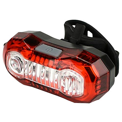 PRAV 2X(HUIBO Bicycle Taillights Mountain Bike Rear Warning Lights Super Bright G6W9