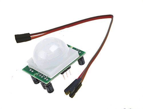 PIR Motion Alarm Detection Module for Raspberry Pi3 & Pi2, Model B+ or Arduino. Comes with 3 GPIO Cables