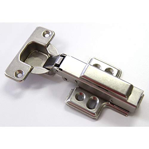 Link HNFO_Pk-50 Iron Auto Concealed Normal Cabinet Hinges (Silver, Pack of 50)