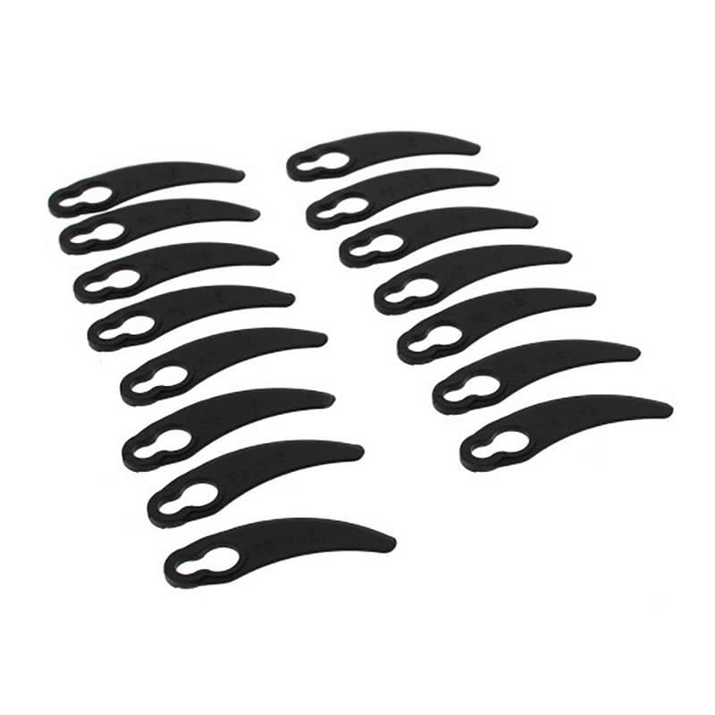 KGA SUPPLIES15 x Clip on Plastic Lawn Mower Blades to fit for Challenge N1F-HM-280 1000A