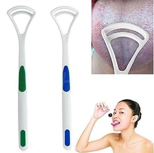 Anup Torda Tongue Cleaner for Kids Baby Antimicrobial cleaner, Antibacterial scrapper for Optimal Oral Hygiene (Pack of 2)(Multicolor)