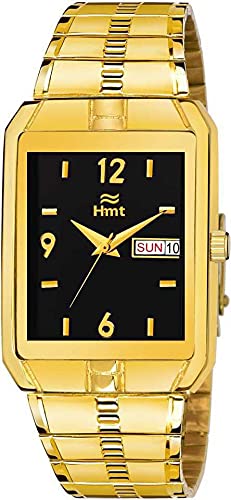 HAMT Watch Day Date Display Analog Watch for Men - HT-GSQ005-BLK-CH