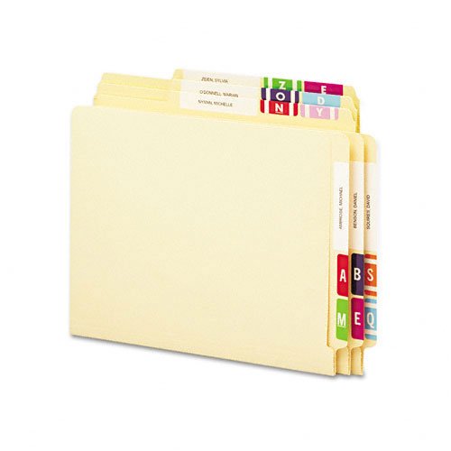 Smead : Alpha-Z Color-Coded Second Letter Labels Starter Set, A-Z , 2200/Box -:- Sold as 2 Packs of - 22 - / - Total of 44 Each