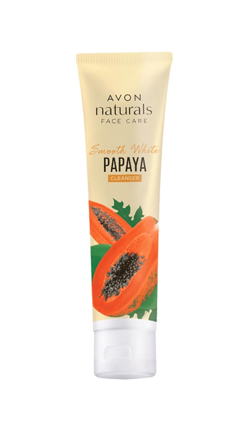 A.V.O.N Naturals Smooth Glow Papaya Cleanser (100g)