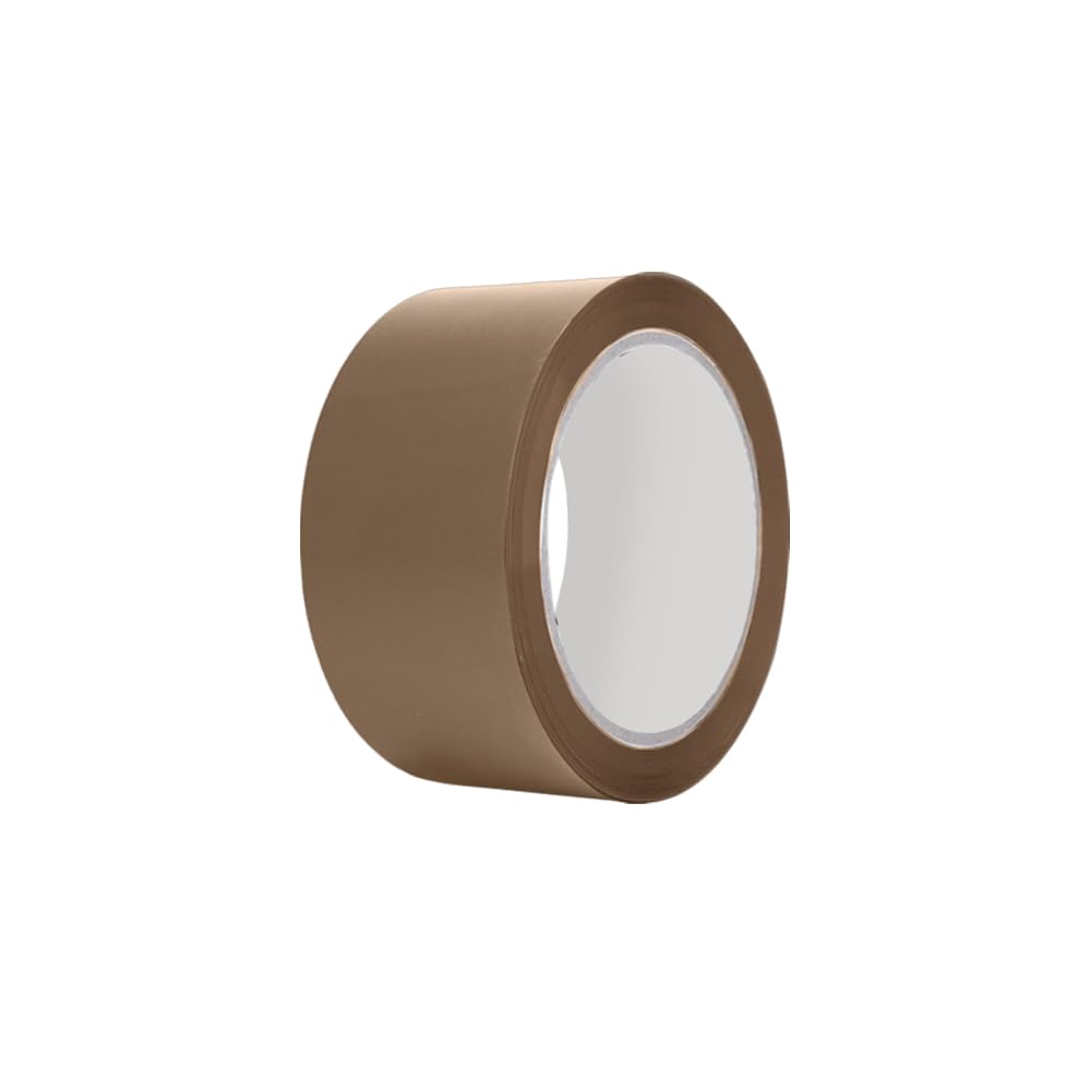 ARVO Packing Tape - Parcel Tape - Tape - 1 Roll with Low Noise (48mm x 60m) - Strong Heavy Duty Brown Tape for Packing Boxes, Secure Sticky Sealing Packaging Tape for Moving House