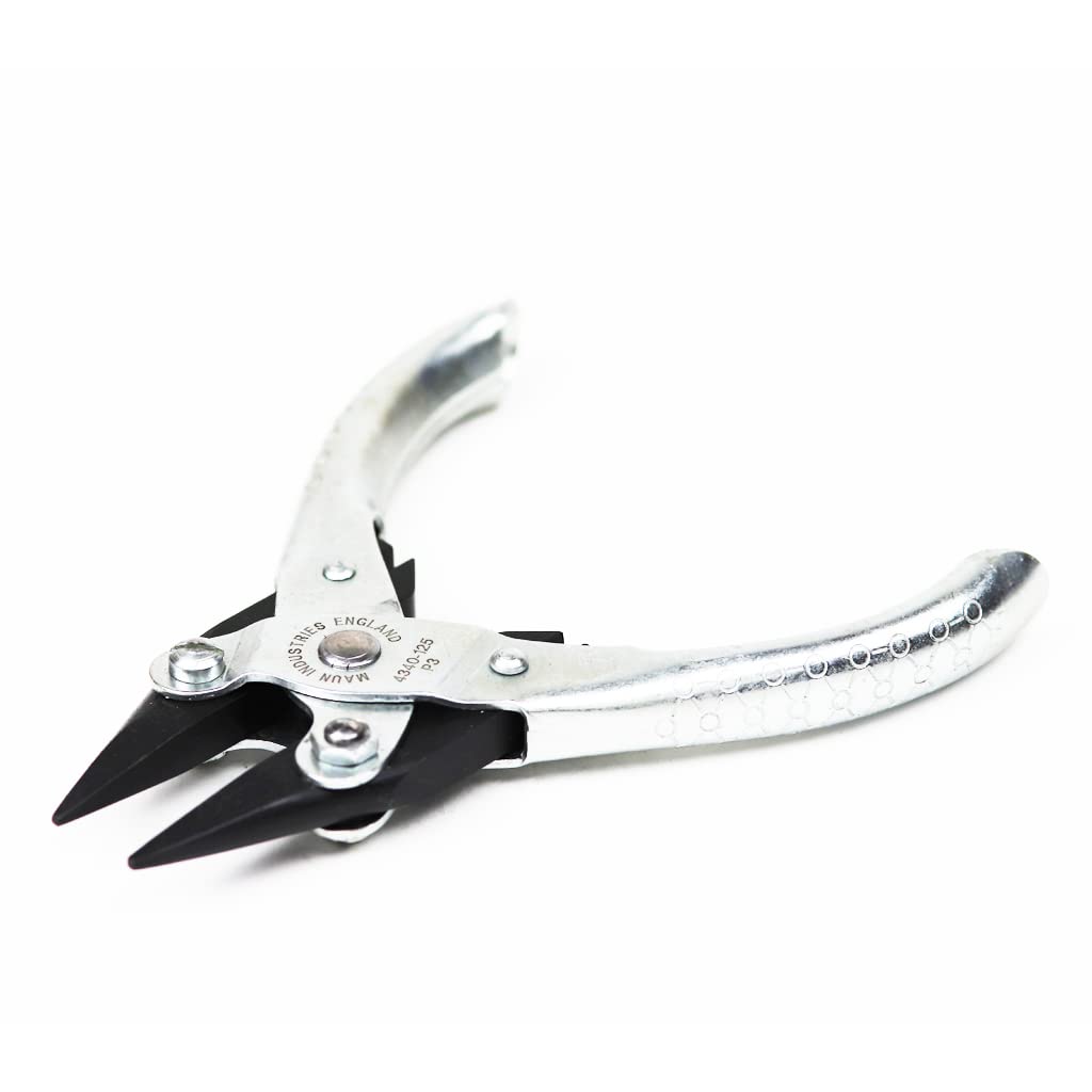 Maun 4330-125 Snipe Nose Serrated Jaws Parallel Plier 125 mm