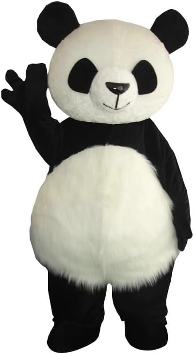 To.beone Adult Panda Mascot Costume Bear Fancy Dress Costume