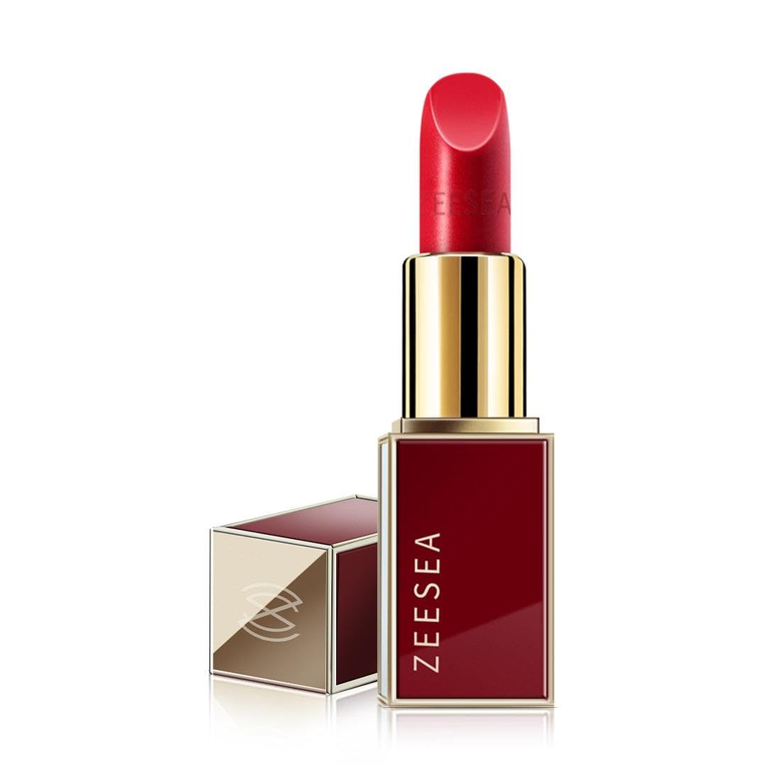 ZEESEA Velvet Matte Lipstick – Luxurious Matte Finish with Rich Pigmentation for Long-Lasting Color and Ultimate Comfort | (901 It's Red, M)