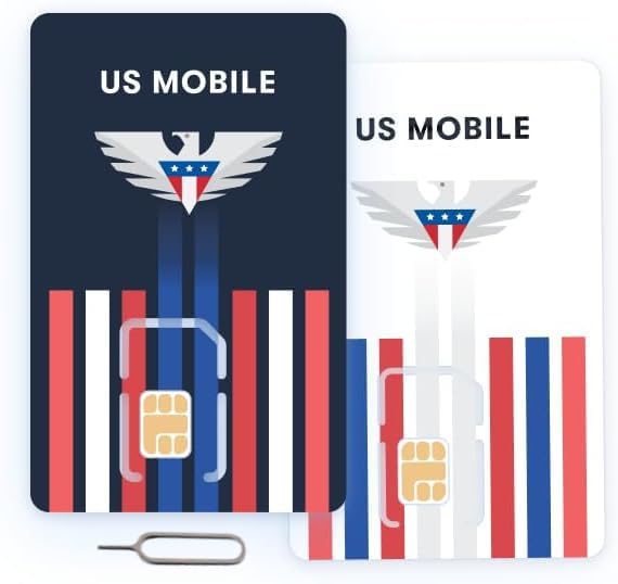 Prepaid SIM Card (US Mobile) - Custom Plans from $4/mo. Unlimited Plans from $17/mo.