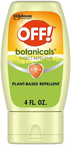 OFF! Botanicals Insect Repellent Lotion, Plant-Based Bug and Mosquito Repellent, 4 oz