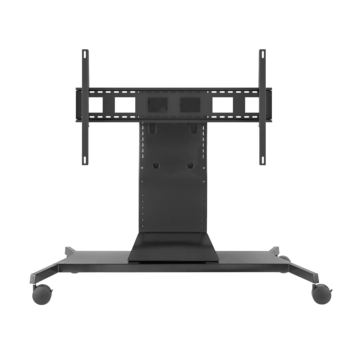 Avteq RPX Flat Panel Display Cart, Supports Single Display Up To 98" Or 340 Lbs, 2RU Vertical Rack Space, And Adjustable Videoconferencing Camera Shelf