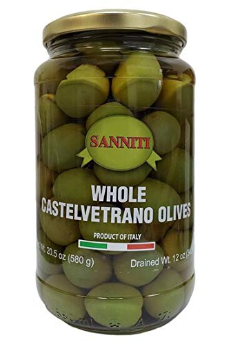 SannitiWhole Castelvetrano Olives - 20.5 Ounce Jar