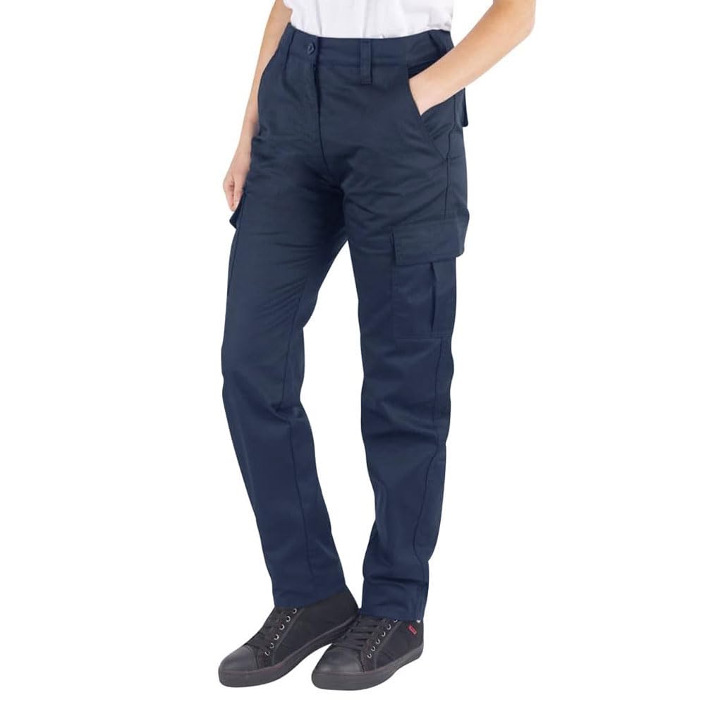 Lee CooperLee Cooper Womens Lclpnt241_Navy_14_r Cargo Pants Trousers, Navy, 14 UK / 30 Leg Regular