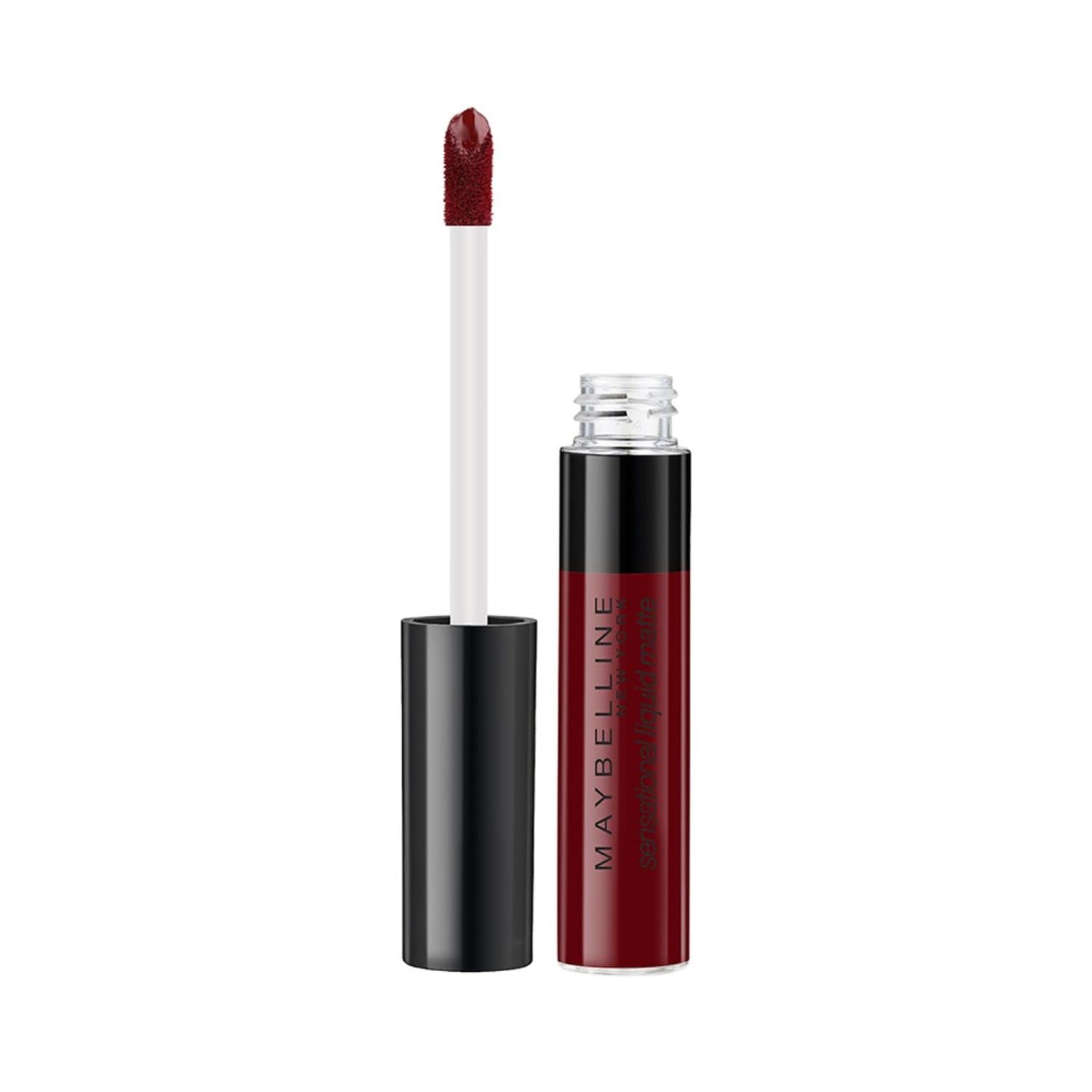 Maybelline New York Sensational Liquid Matte Lipstick, 02 Soft Wine, 7 ml