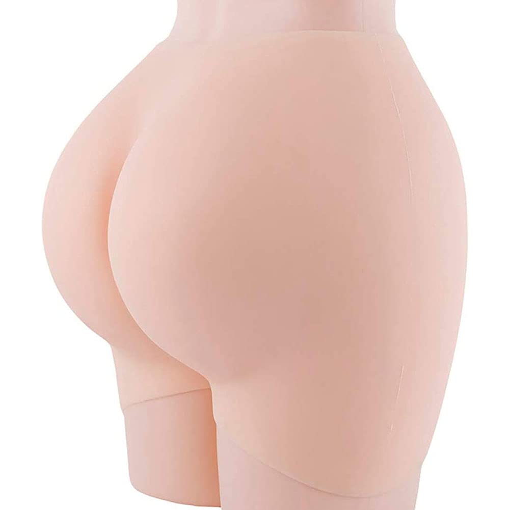 YZDKJDZYZDKJDZ Silicone Hip Pants for Women, Bum Enhancer Pants, Sexy No Trace False Butt Pants False Hip Underwear for Women,Suitable for Wearing Waist Circumference 60-110cm