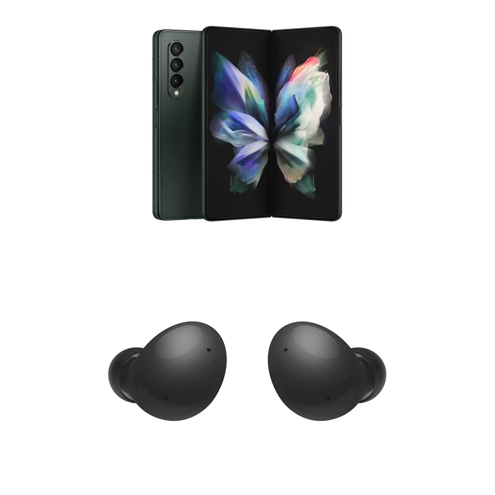 SAMSUNG Galaxy Z Fold 3 5G Factory Unlocked Android Cell Phone Galaxy Buds 2 True Wireless Earbuds