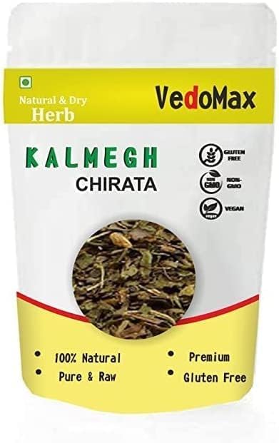 SENTA VedoMax Kalmegh | Nilevembu | Kalmegh Crushed | Andrographis paniculata - 100 gm