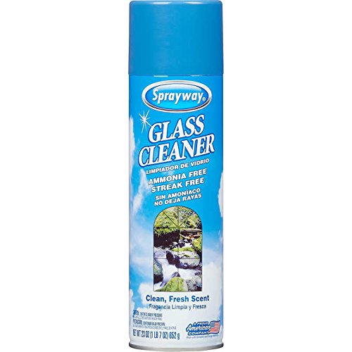 Sprayway Glass Cleaner Aerosol Spray Clean Fresh Scent