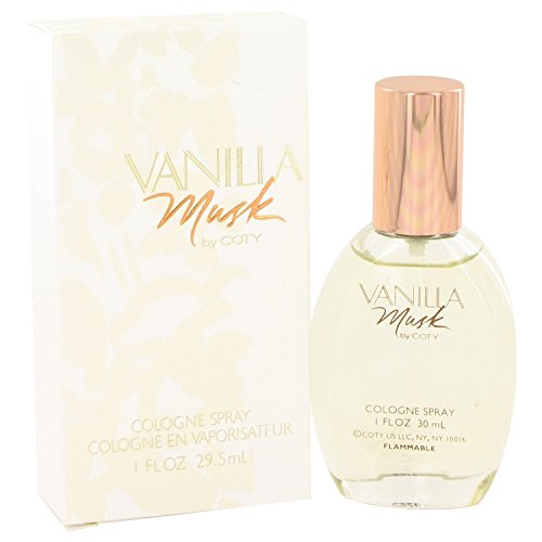 Vanilla Musk by Coty Cologne Spray 1 oz for Women - 100% Authentic