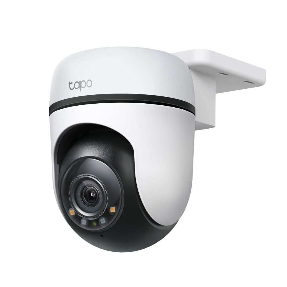 Tapo TP-Link 2K 3MP 1296P Outdoor Pan/Tilt Security Wi-Fi Camera, IP65 Weatherproof, Motion Detection, 360 C510W