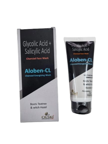 Aloben-CL Charcoal 2% Salicylic Acid Face Wash 60 ml - Pack of 2