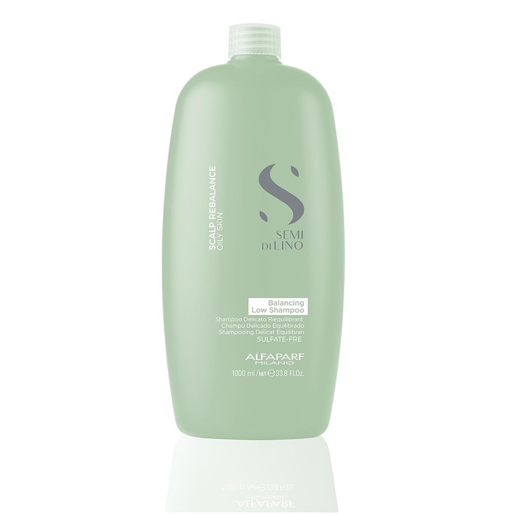 Alfaparf Milano Semi di Lino Scalp Rebalance Balancing Low Shampoo, 1 L, 8022297095929