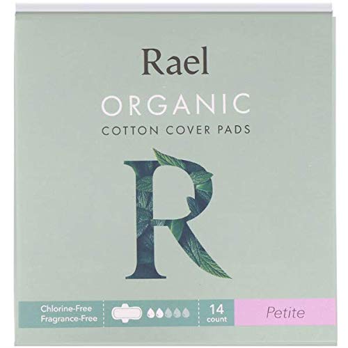 RaelOrganic Cotton Cover Pads, Petite, 14 Pads